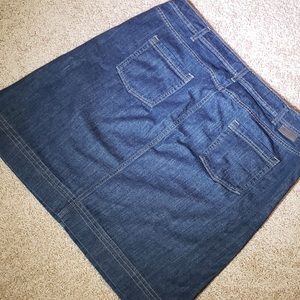 Boden women’s Jean skirt Size 16 dark wash denim
